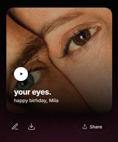 Custom Song