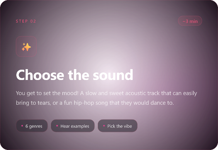 1 - Choose the sound